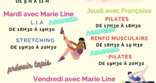 REPRISE DES COURS ESTI'FORM ESTIVAREILLES 03