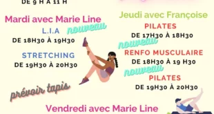 REPRISE DES COURS ESTI'FORM ESTIVAREILLES 03