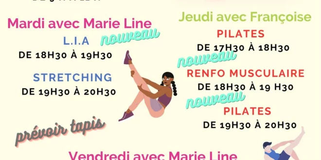 REPRISE DES COURS ESTI'FORM ESTIVAREILLES 03
